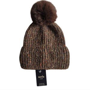 Norla Canada Alpaca, Wool Brown Toque